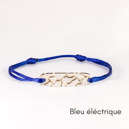 Bracelet réglable en argent 925 et or 18k recyclés