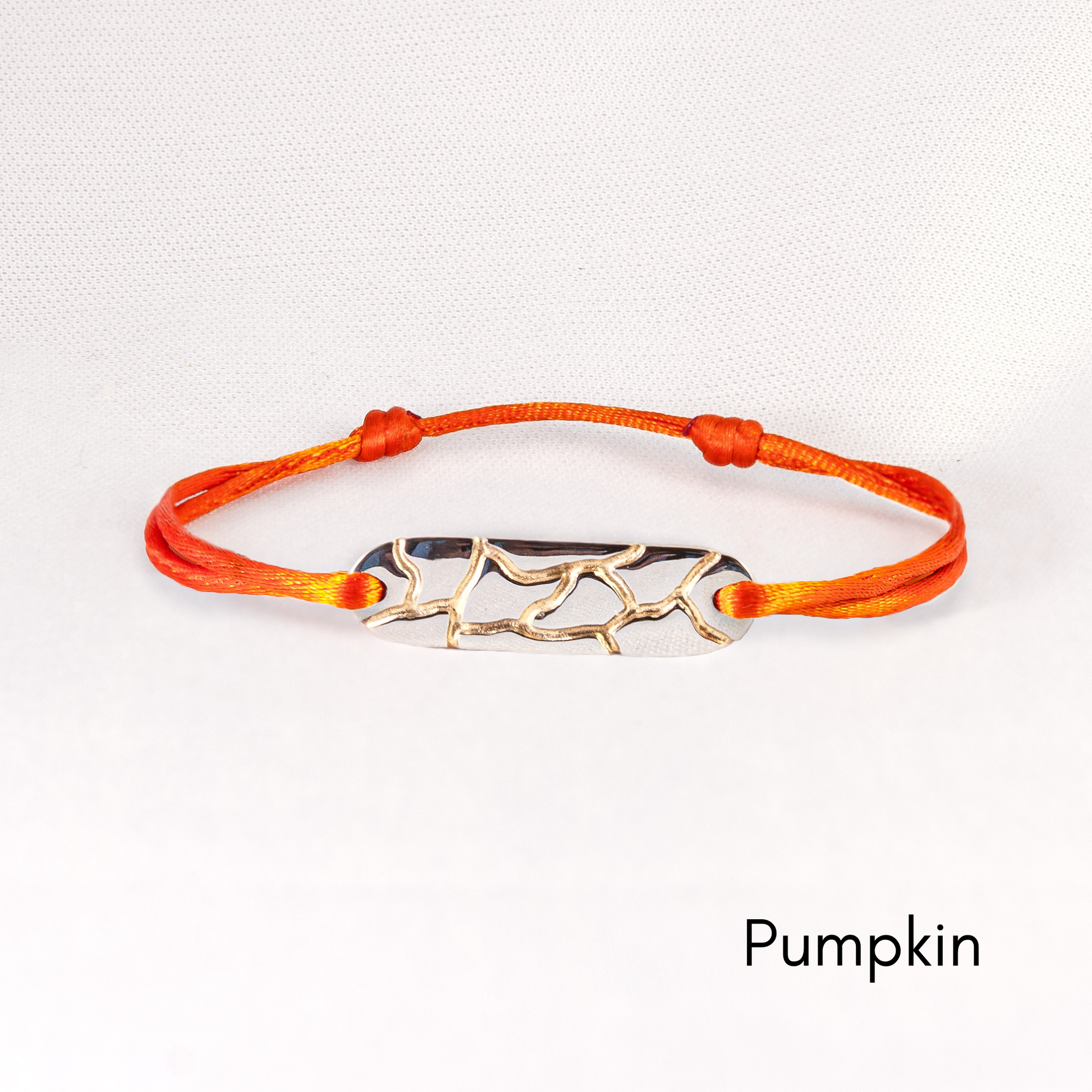 Bracelet réglable en argent 925 et or 18k recyclés